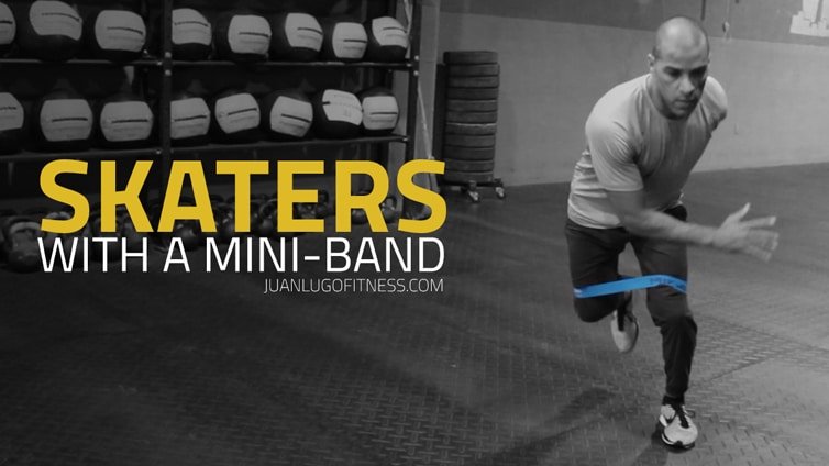 Lower Body Exercise: Skaters With A Mini-Band