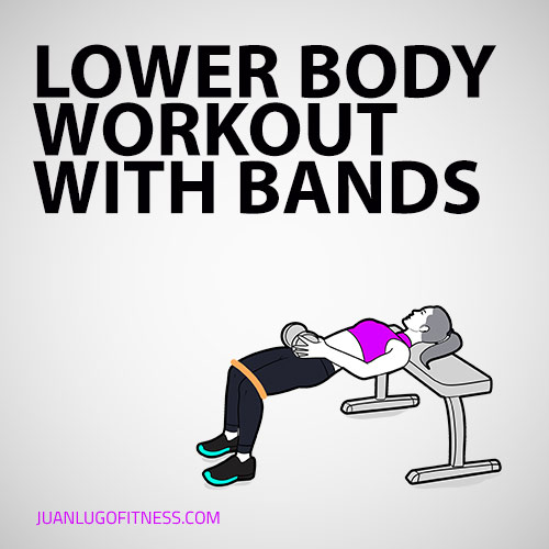 Lower Body Workout with Minibands and Resistance Tubing Bands