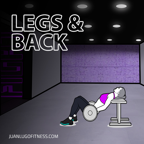 LEGS & BACK FOR WOMEN – 4 EXERCISES