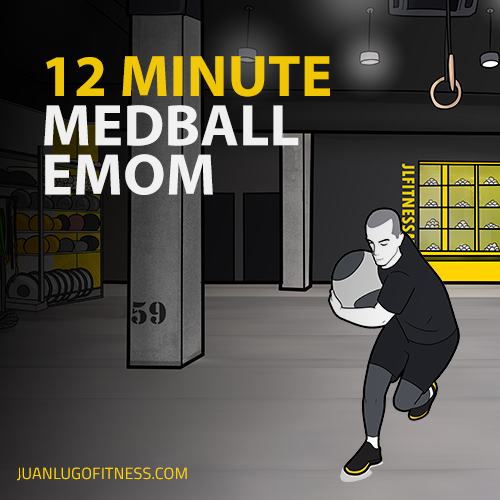 12 Minute medicine ball emom